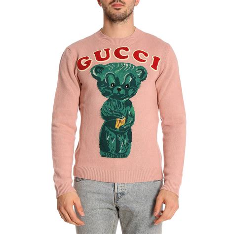 pink mens gucci sweater|Gucci embroidered oversized cardigan.